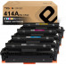 hp 414a compatible toner cartridges 4 color set